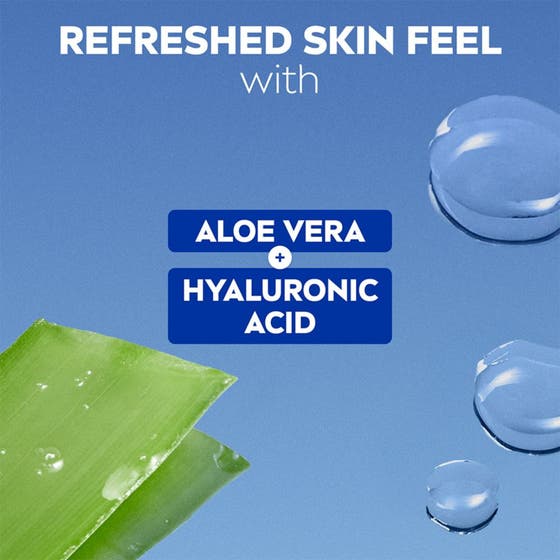 NIVEA Refreshing Exfoliating Scrub 150 ml ansiktsskrubb med aloe vera och hyaluronsyra för en fräsch hudkänsla