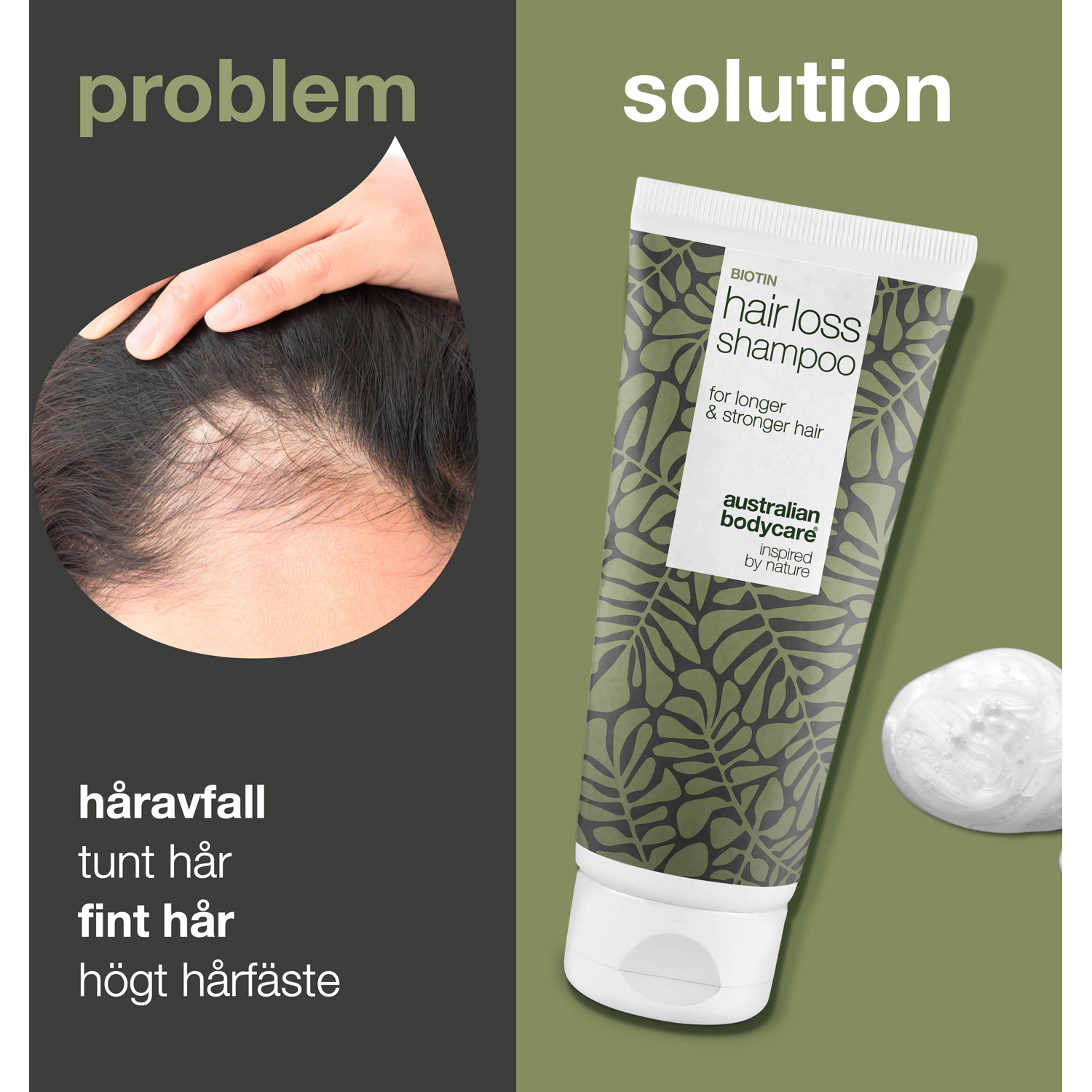 Hair loss wash