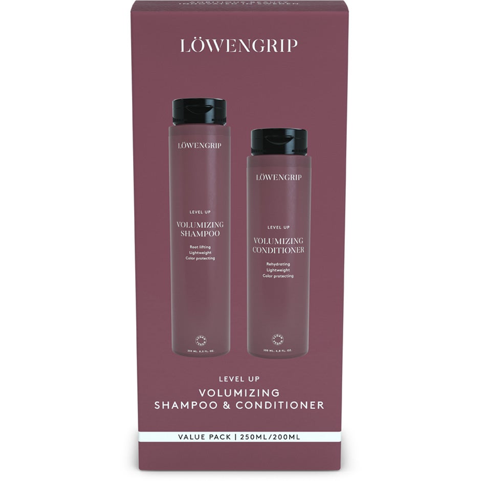 Löwengrip Level Up - Volumizing Shampoo & Conditioner Value Pack 250 + 200 ml