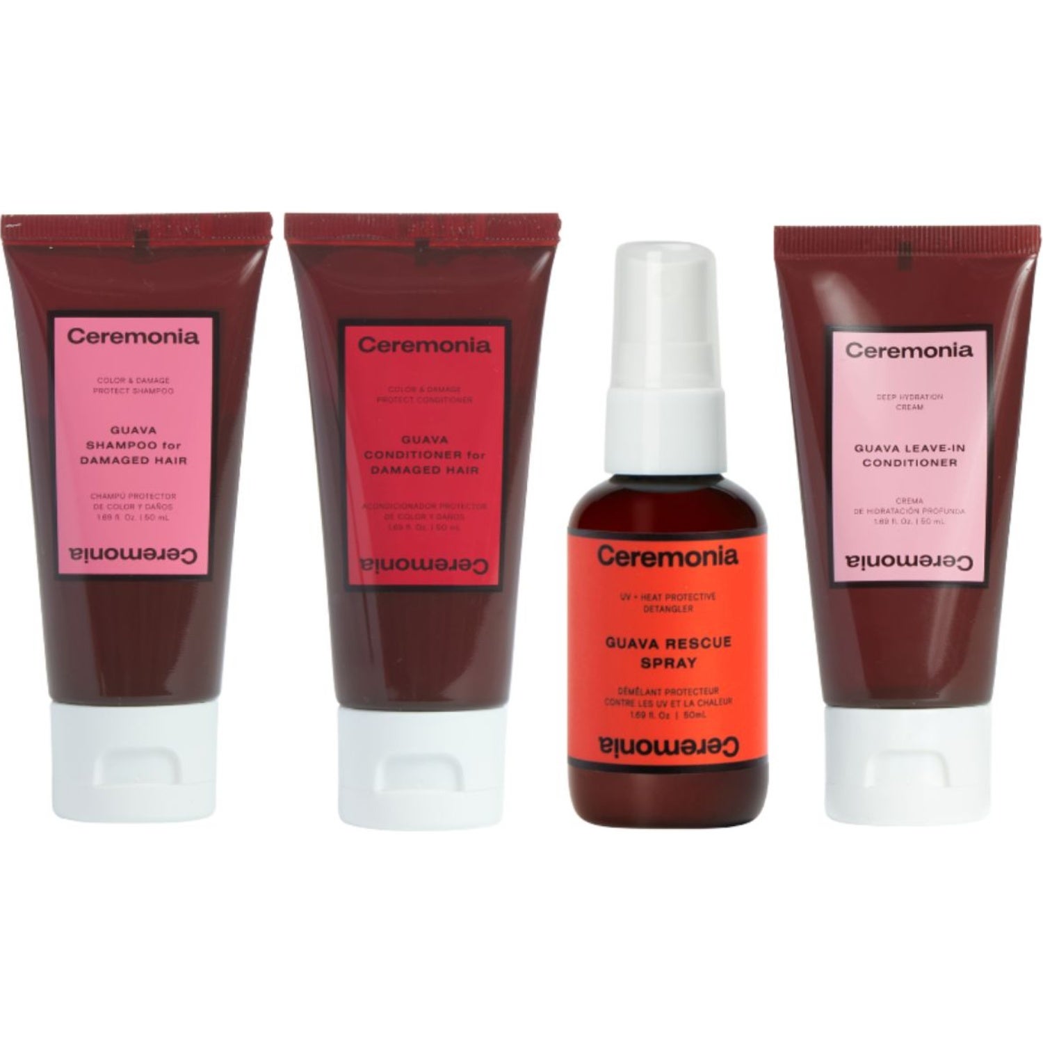 Ceremonia Guava Travel Kit 4 pcs schampo & balsam herr