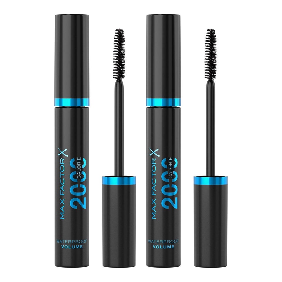 Black Waterproof Mascara Duo 2 X