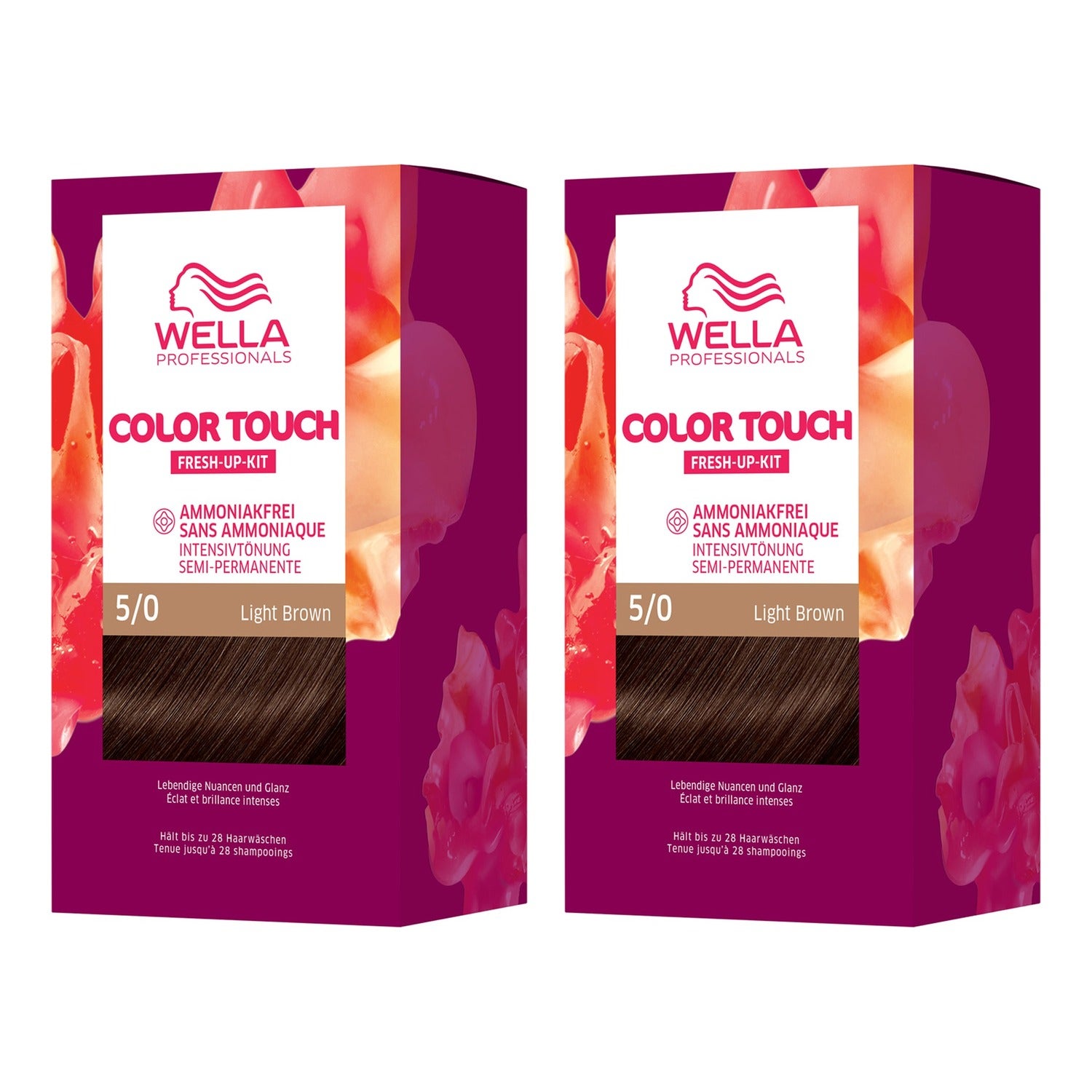 Wella Professionals Duo Color Touch 5/0 P. N. Light Brown billede