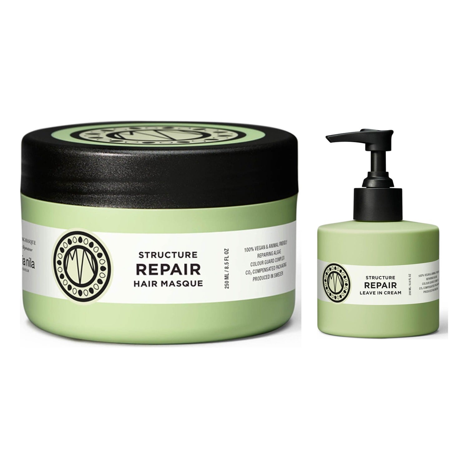 Maria Nila Structure Repair Set Leave In Cream 200ml, Hair Masque schampo & balsam dam