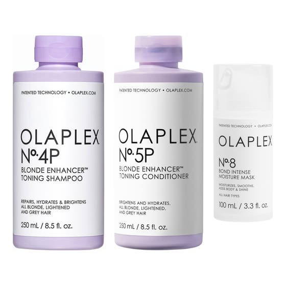 No.4P Blond Enhancer Shampoo/Conditioner & No.8 Mask