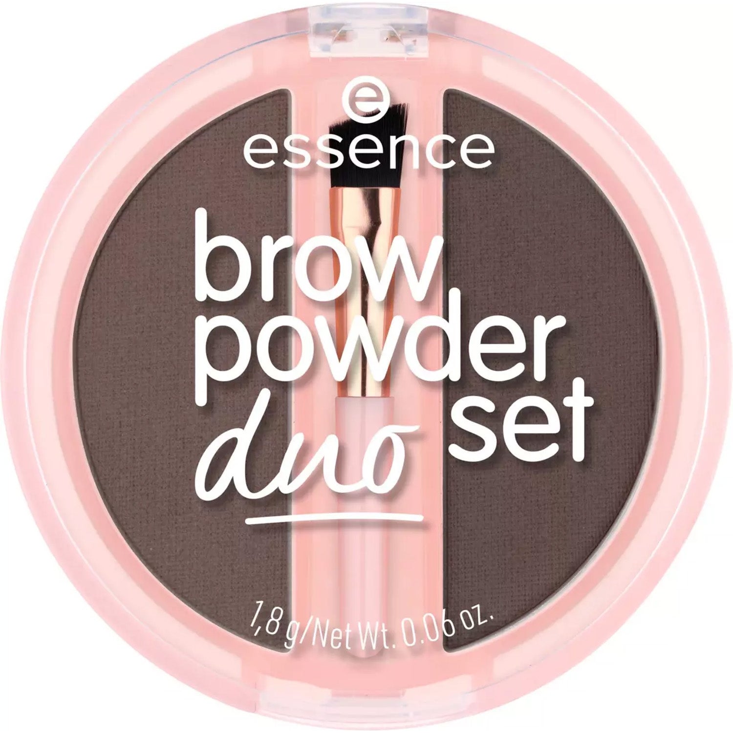 essence Brow Powder Duo Set 03 Dark - 1,8 g billede