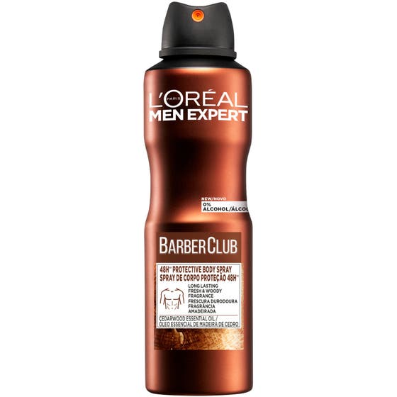Men Expert Barber Club 48H Protective Bodyspray