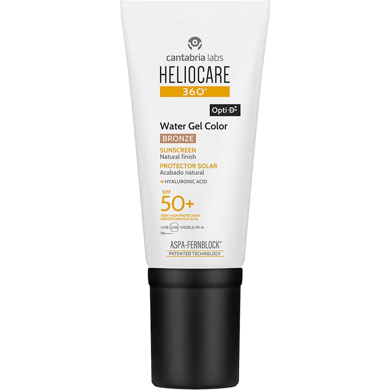Heliocare Water Gel Color SPF 50+ Bronze - 50 ml billede