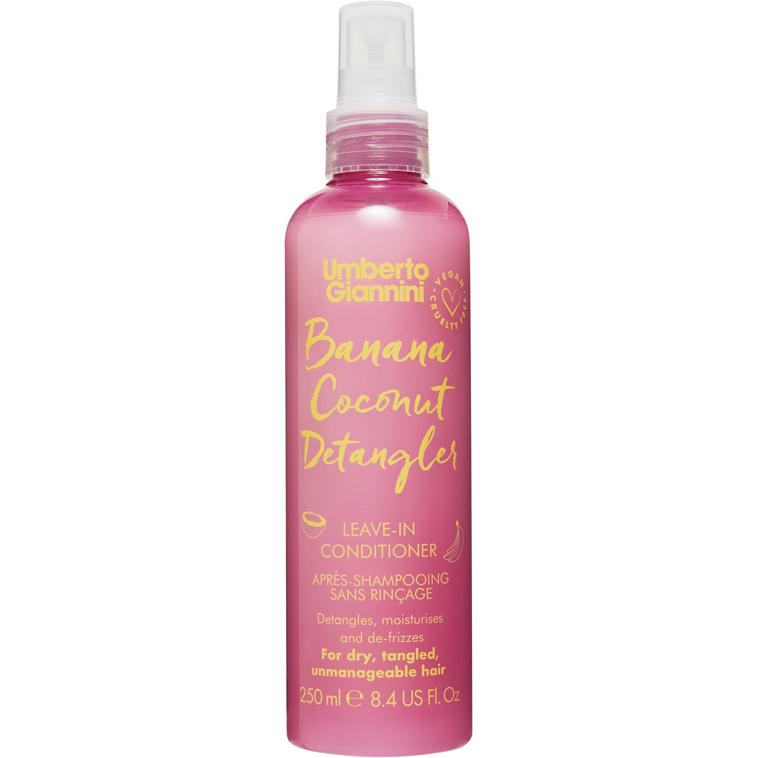 Umberto Giannini Banana Detangler Spray 250 ml billede