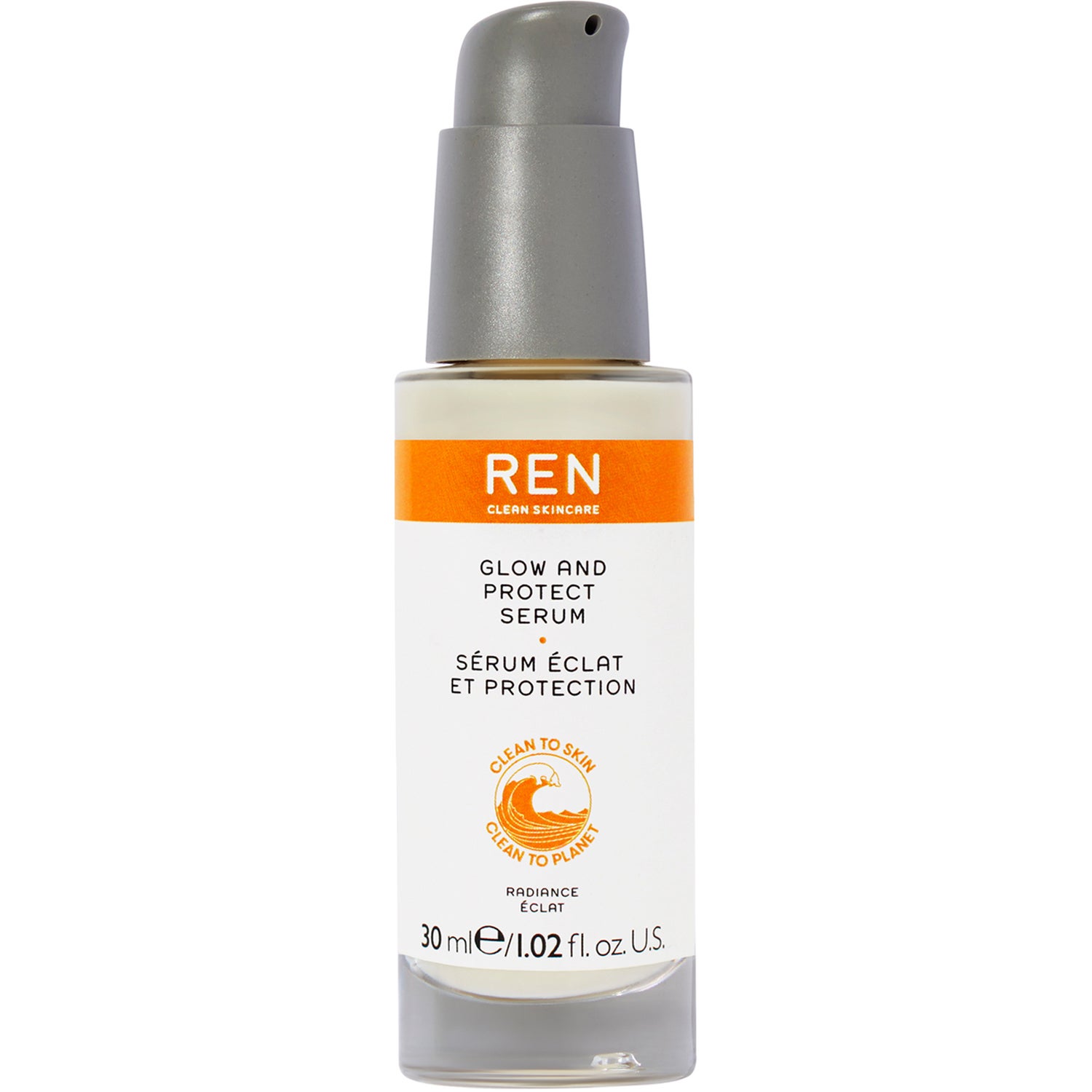 REN Radiance Glow & Protect Serum 30 ml