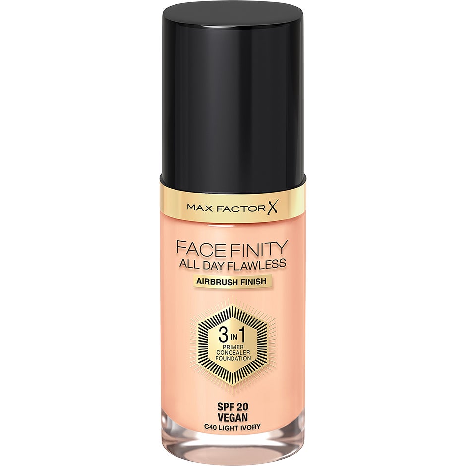 Max Factor All Day Flawless 3in1 Foundation 40 Light Ivory 30 ml