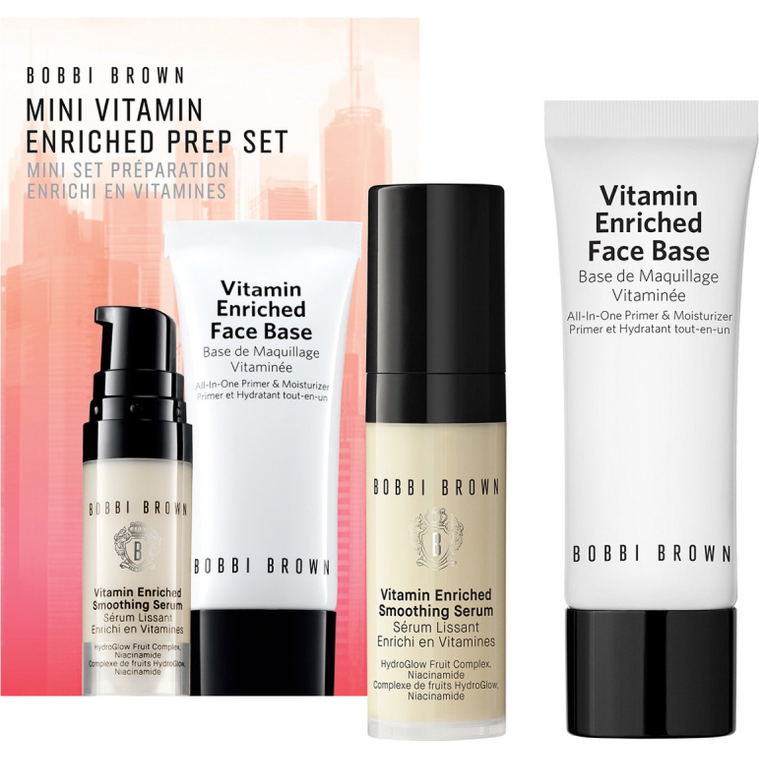 Bobbi Brown Mini Vitamin Enriched Prep Set 15 + ansiktskräm & serum herr