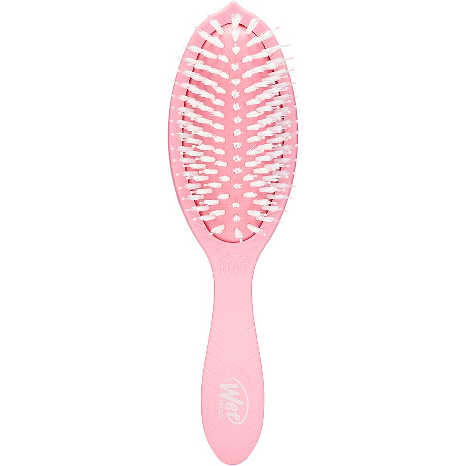 Produktfoto för WET BRUSH WETBRUSH GO GREEN™ TREATMENT & SHINE hårborste med syntetborst och naturliga oljor, rosa