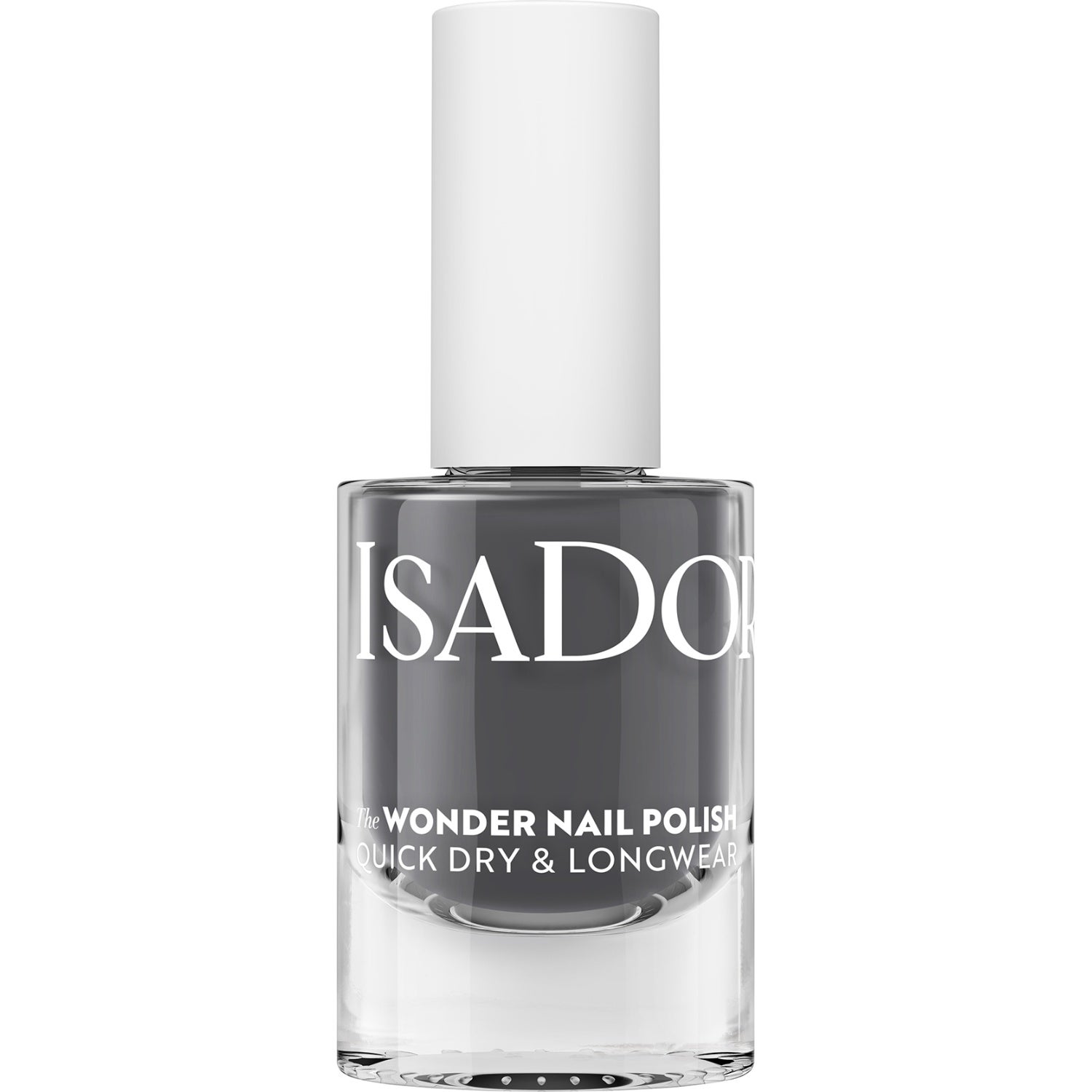 IsaDora The Wonder Nail Polish Quick dry & Longwear  Graphite Grey - 5 ml