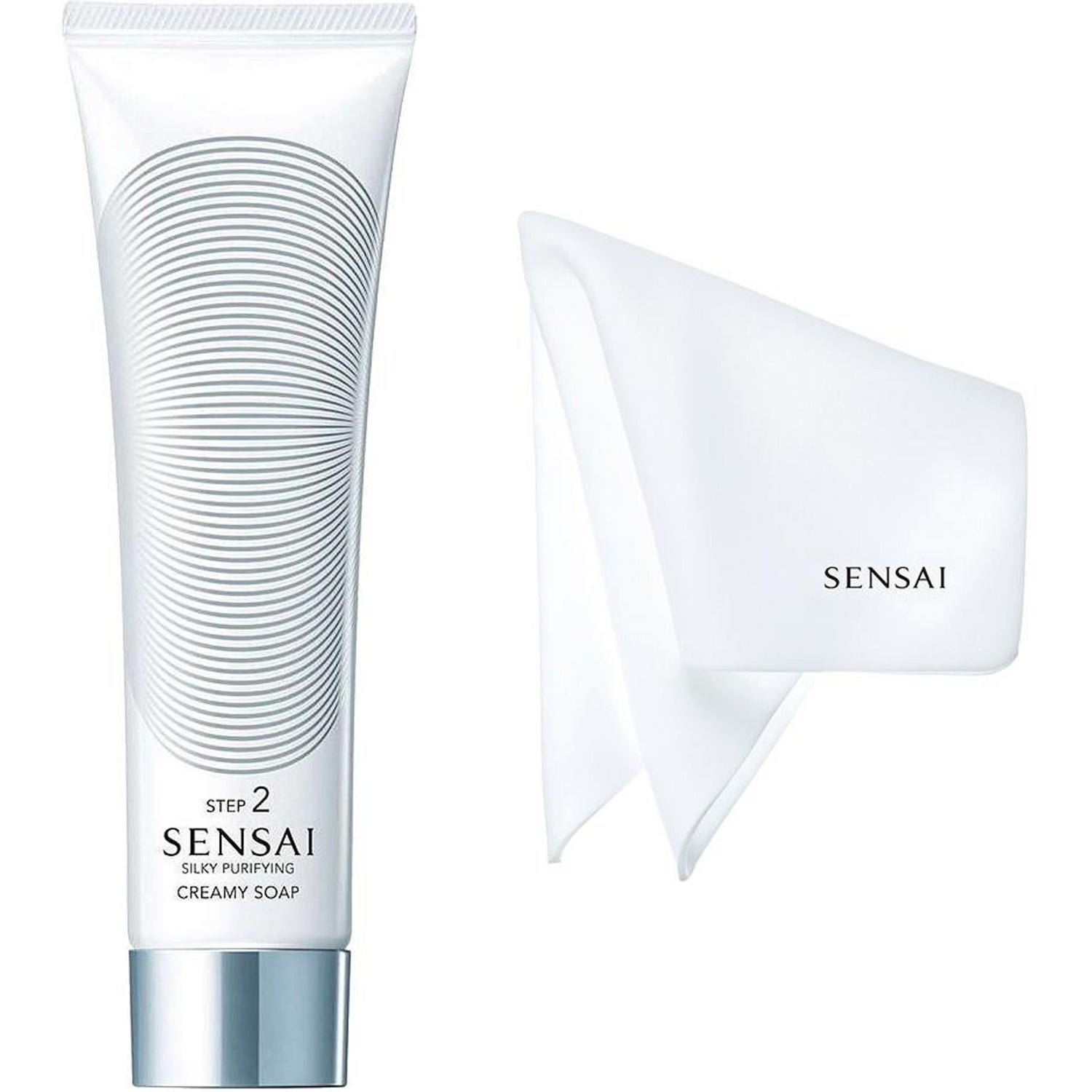 Sensai Cleanse & Blend Essentials (Creamy Soap + Sponge Chief)