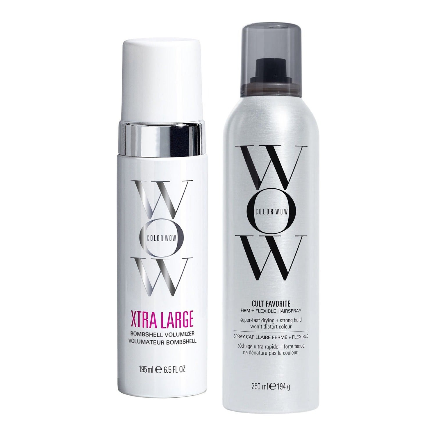 Color Wow Full Volume Hair Essentials Set Volumizer 195 ml & Hairspray 250 ml - 445 ml