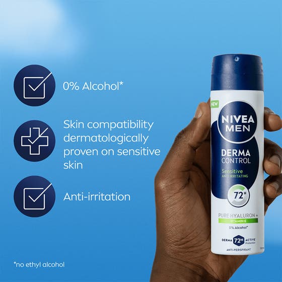 Antiperspirant Deo Spray Derma Control Sensitive