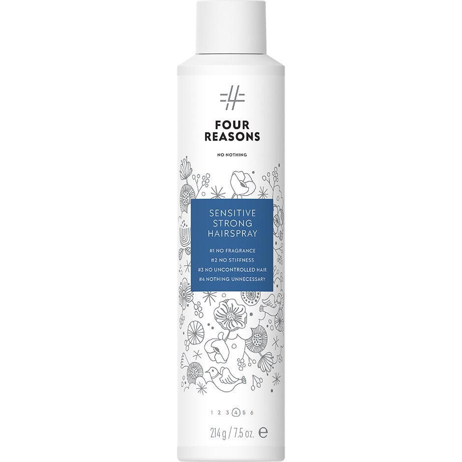 Four Reasons Sensitive Strong Hairspray styling dam