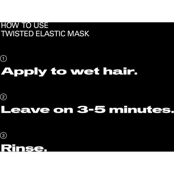 Twisted Elastic Curls Mask