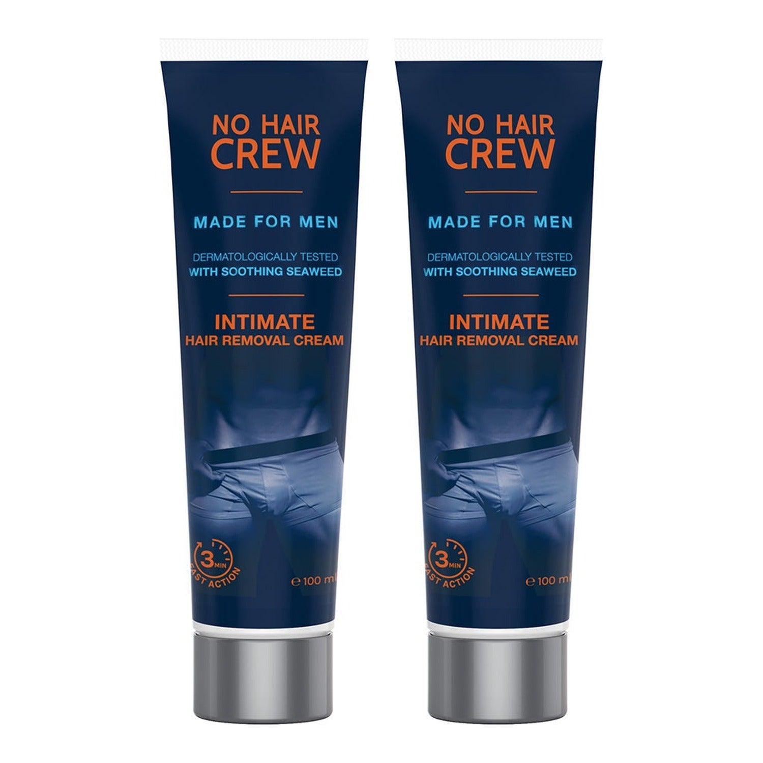 No Hair Crew Intimate Hair Removal Cream kroppsvård herr – bild 2