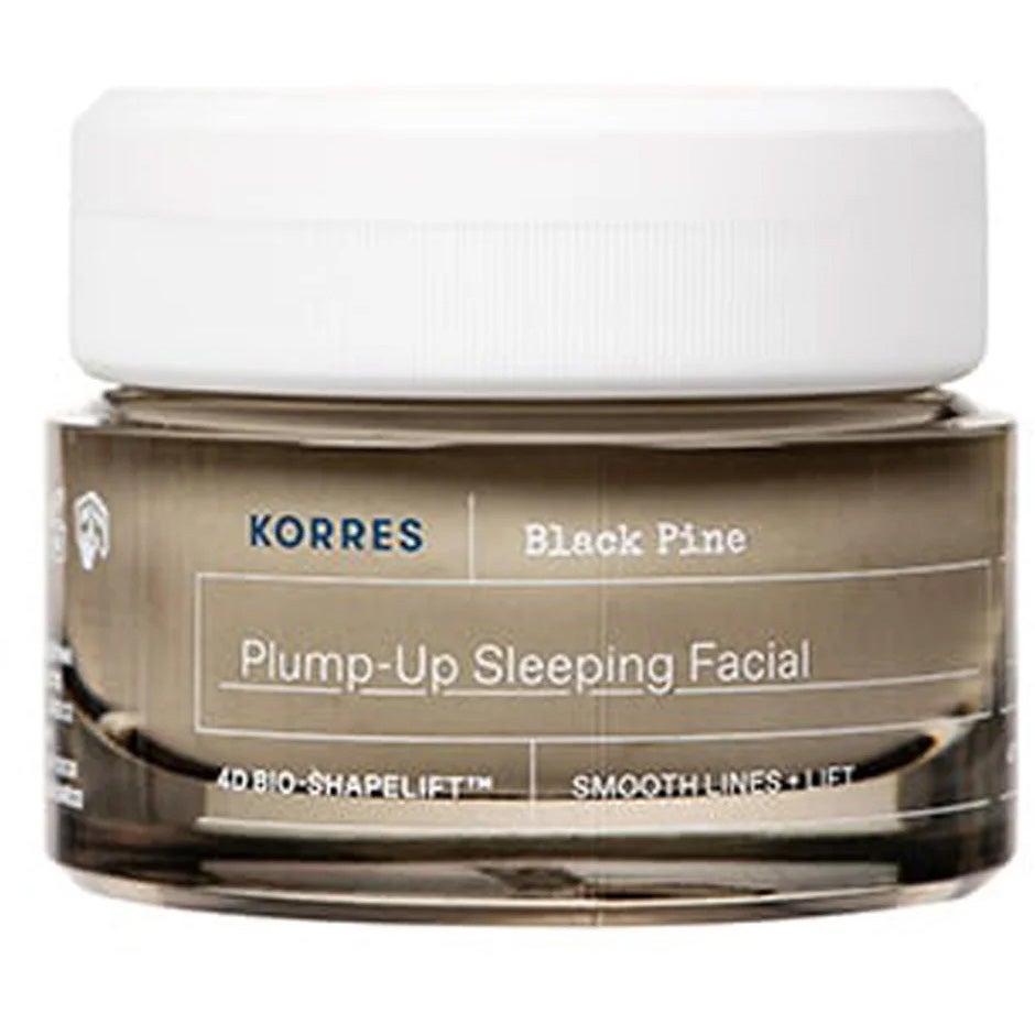 KORRES Black Pine Plump-Up Sleeping Facial - 40 ml billede