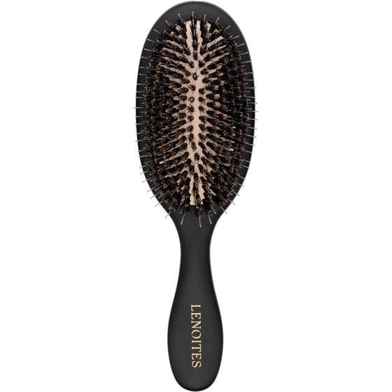 Wild Boar Hair Brush with Cleaning Tool