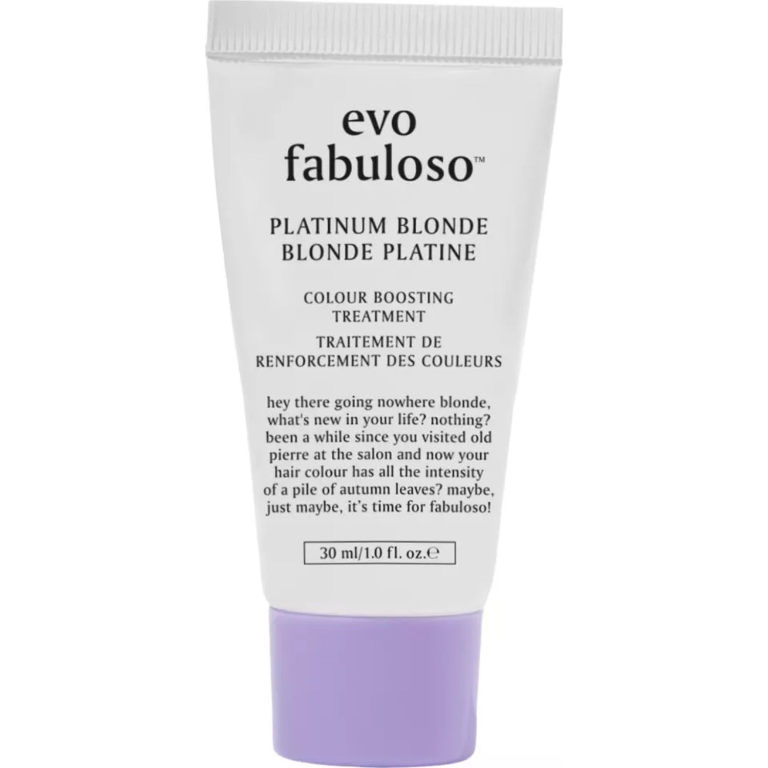 Evo Fabuloso Platinum Blonde Color Intensifying Conditioner 30 ml