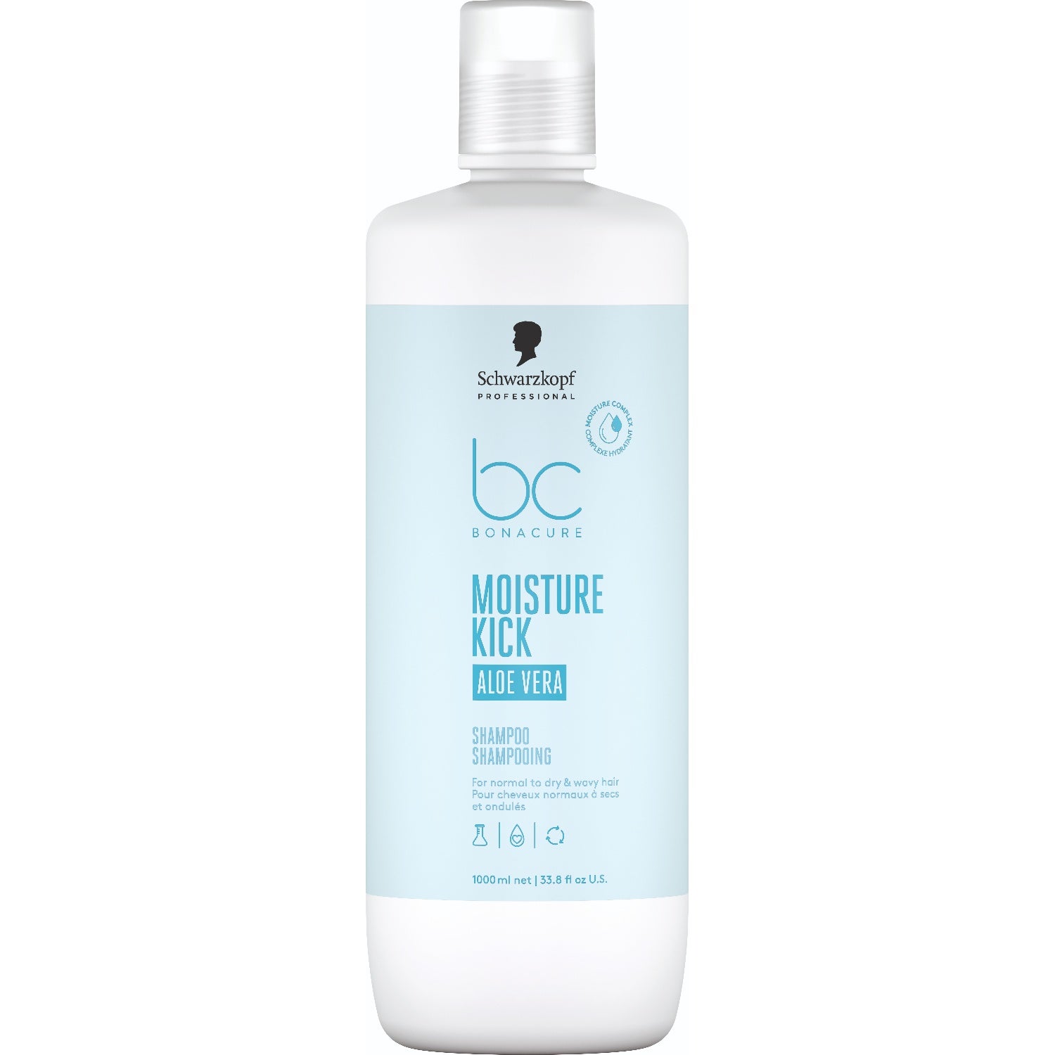 Schwarzkopf Professional Moisture Kick Shampoo - 1000 ml