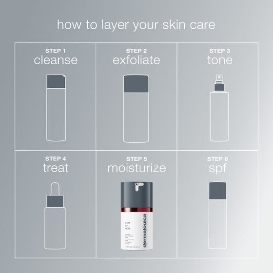 Dermalogica AGE smart Super Rich Repair 50 ml nærende ansiktskrem i hvite beholdere med sølvfargede korker