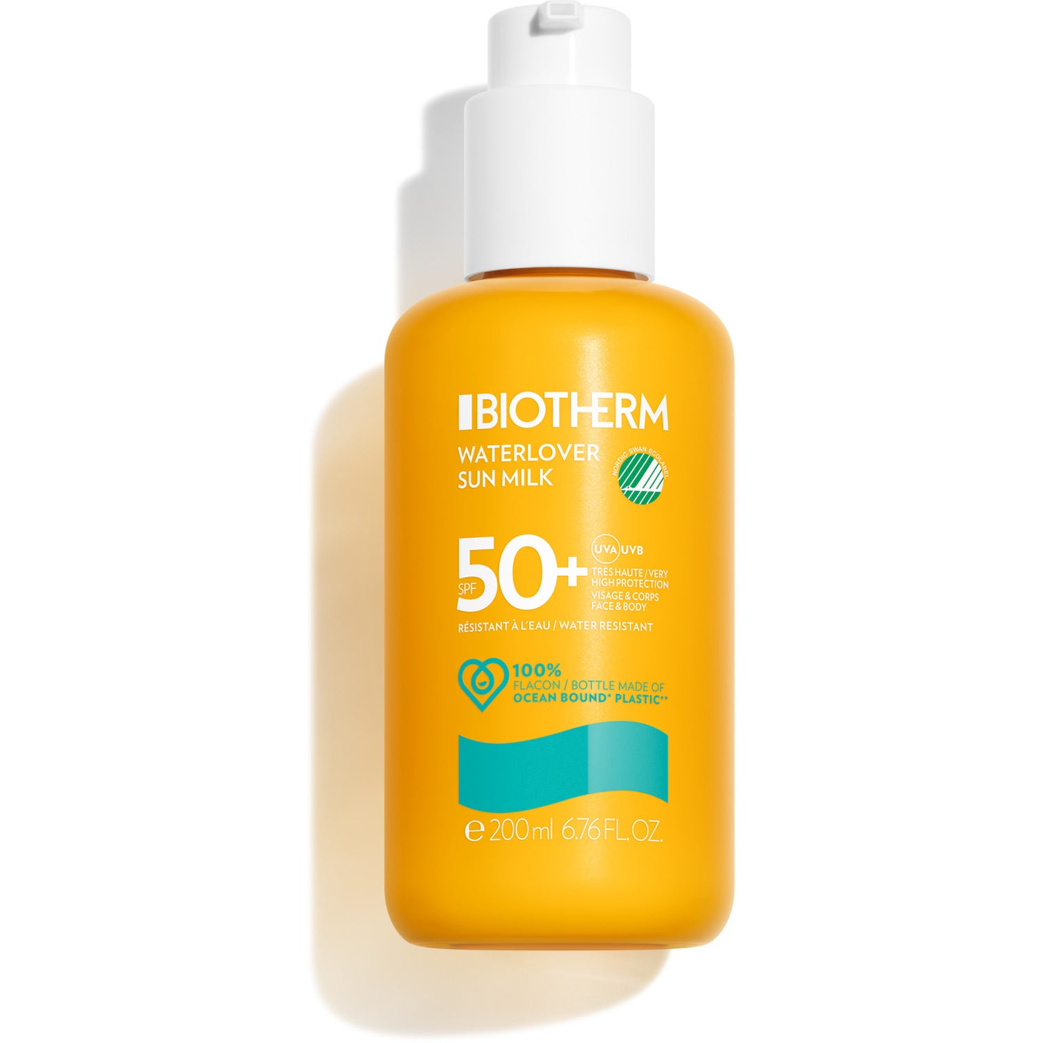 Biotherm Waterlover Sun Milk SPF50 200 ml billede