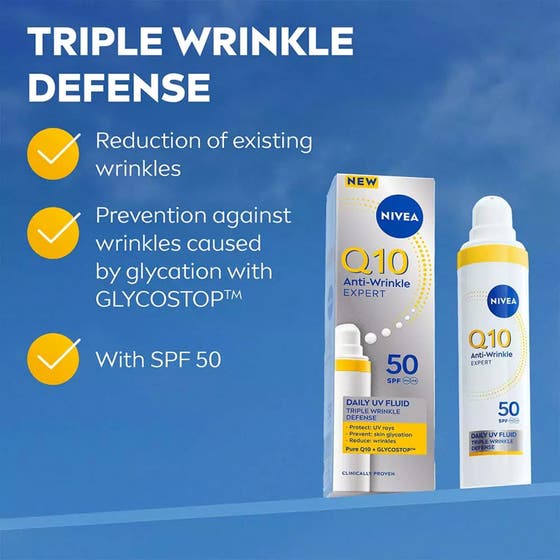 Q10 Anti-Wrinkle Expert Daily UV Fluid SPF50