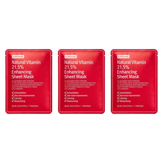 By Wishtrend Natural Vitamin 21,5% Enhancing Sheet Mask