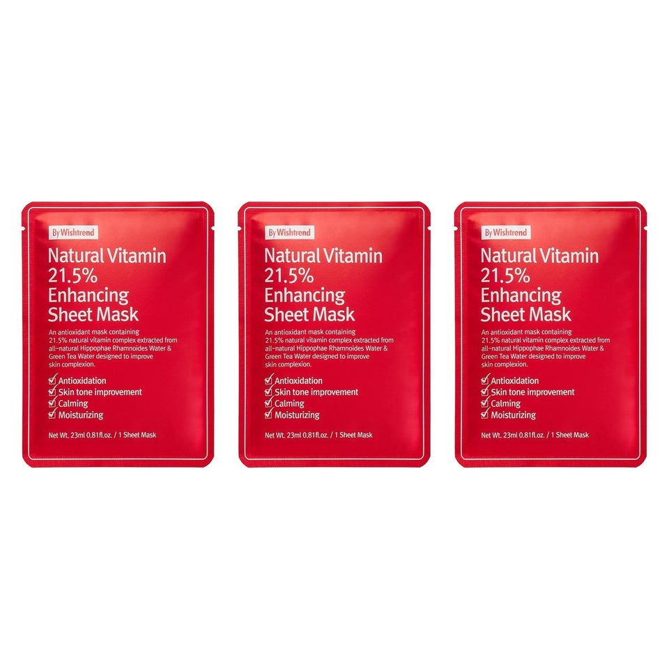 Natural Vitamin 21,5% Enhancing Sheet Mask 3 pcs