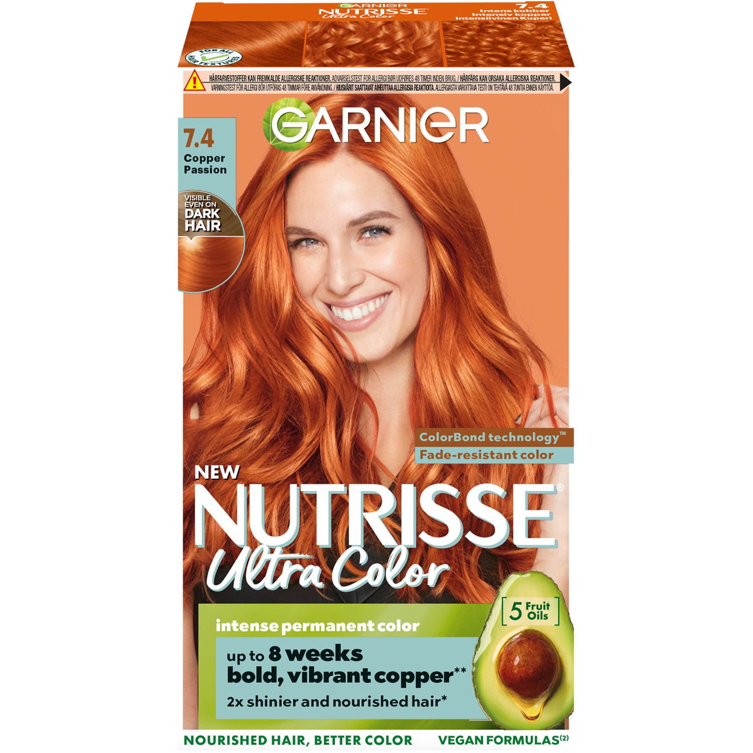 Garnier Nutrisse Copper Passion 7.40 | Nordicfeel, image size:1500x1500