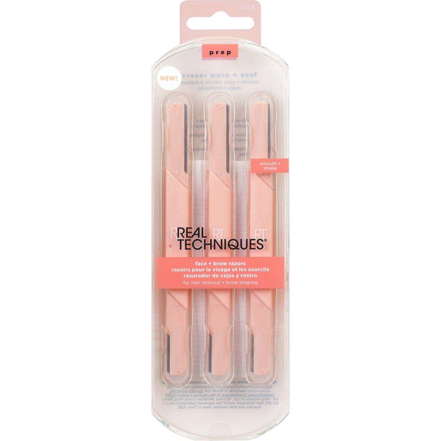 Real Techniques Face And Brow Razors kroppsvård herr