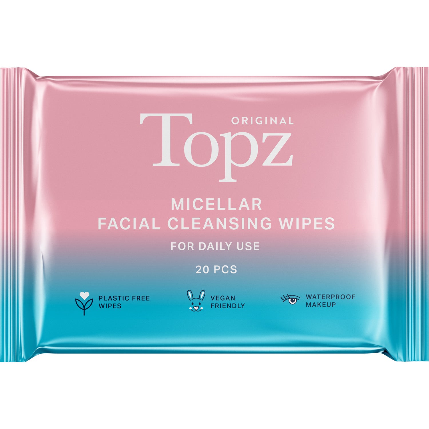 Topz Daily Cleansing Wipes Micellar 20 pcs billede