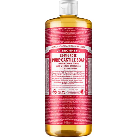 Pure Castile Liquid Soap Rose