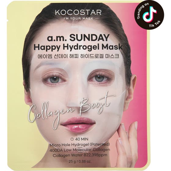 a.m. SUNDAY Hydrogel Collagen Mask