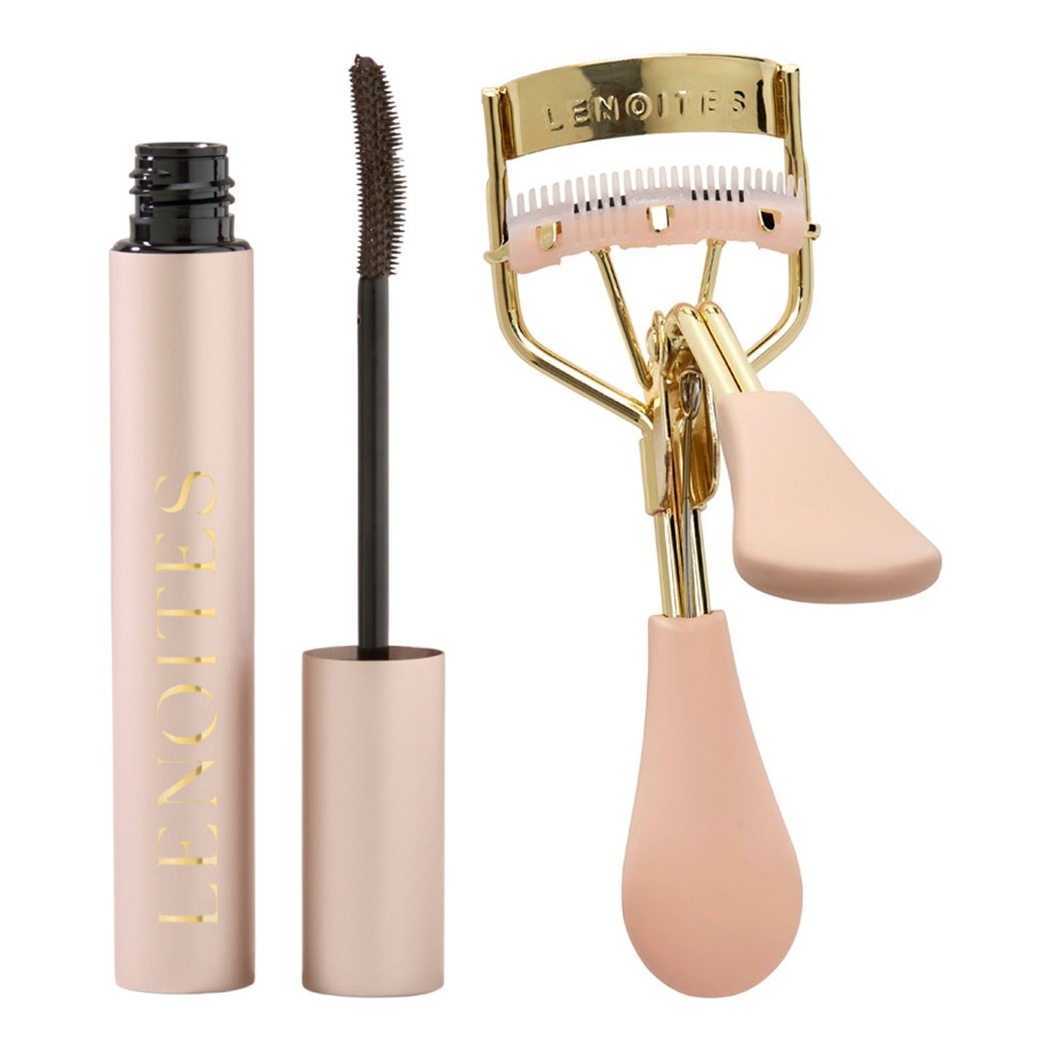Lenoites PowerLash Growth Serum Brown & Eyelash Curler