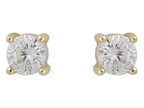 Camille Small Stone Ear Gold/Clear