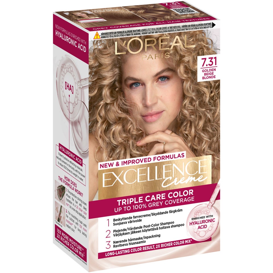 Excellence Crème Golden Beige Blonde 7.31 1 pcs