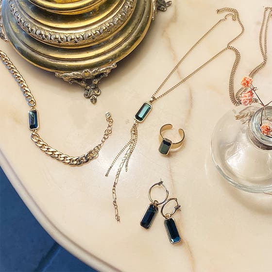 Elegant Jewel Adjustable Ring