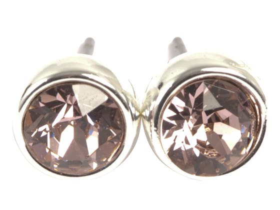 Swarovski Earring Silver/Vintage Pink