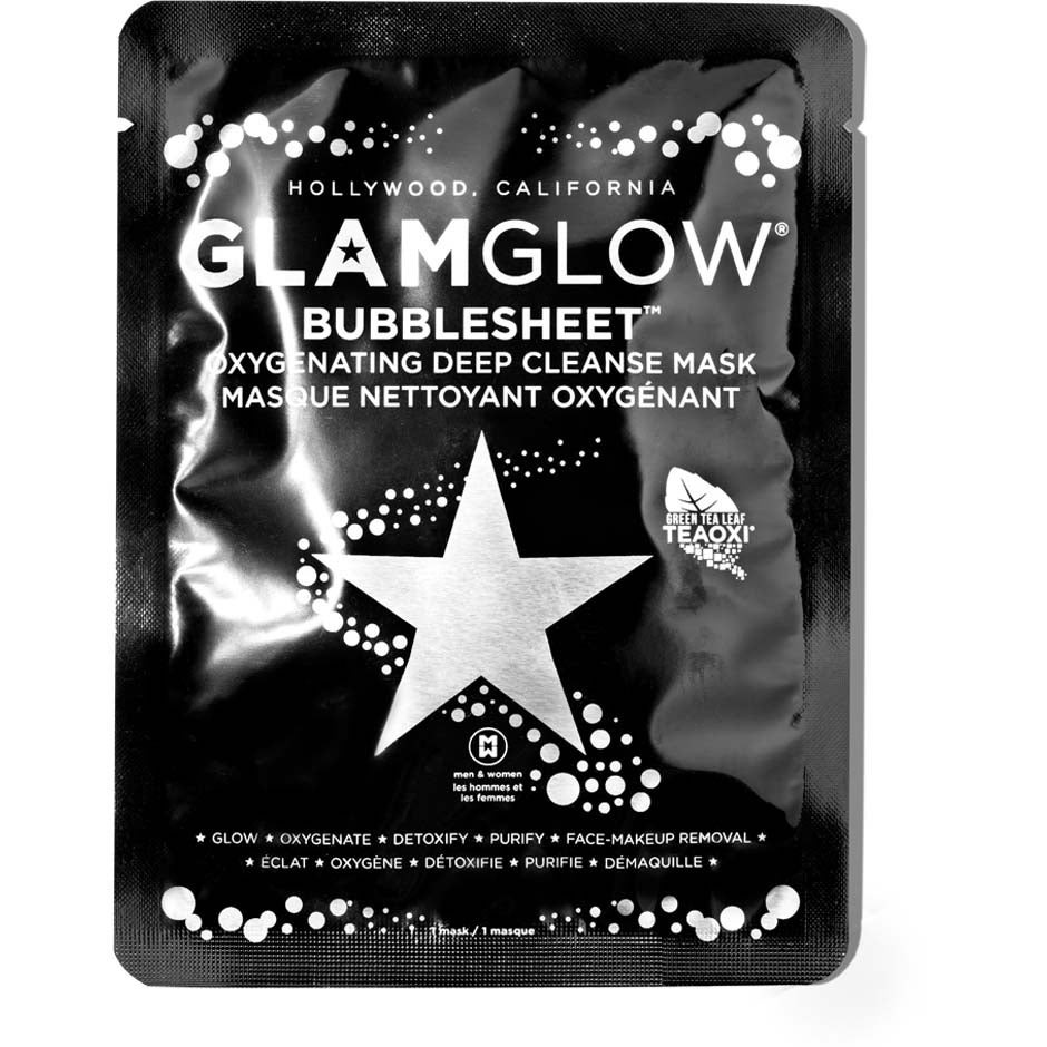GlamGlow Bubblesheet Oxygenating Deep Cleanse Mask 1pcs