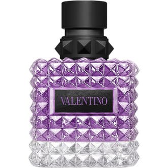 Valentino Born in Roma Donna Purple Melancholia 100 ml parfym i lila glasflaska med nitar och svart kork