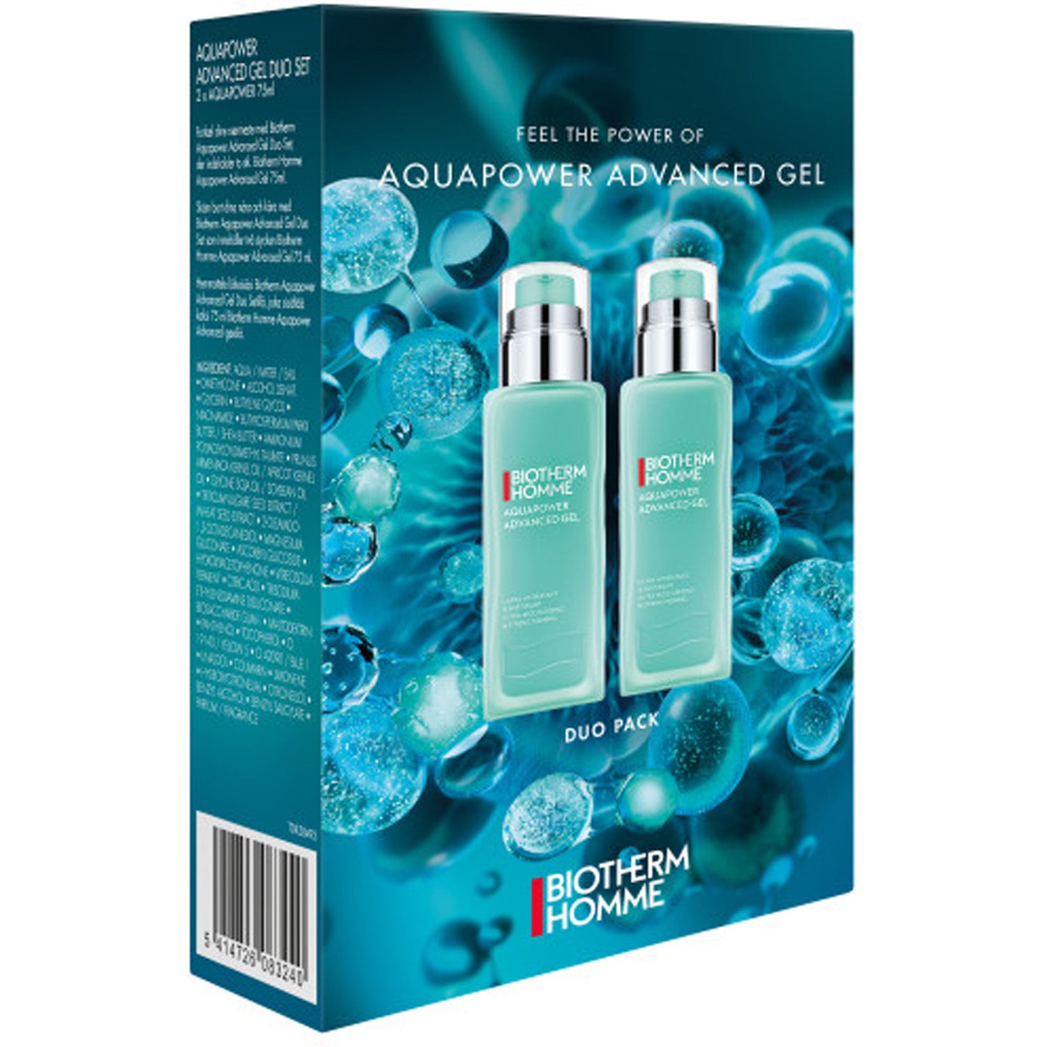Biotherm Aquapower Advanced Gel Duo Set ansiktskräm & serum herr