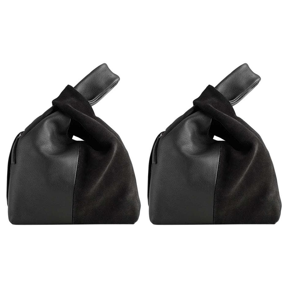 ElviraMBG Knot Bag, Suede Mix
