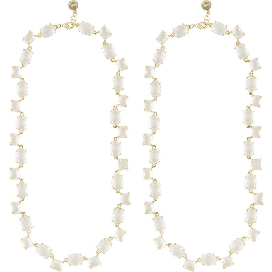Saturday neck 45 gold/clear