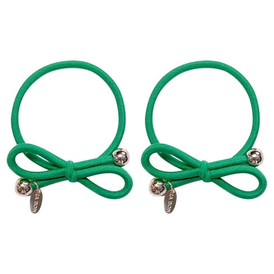 Hair Tie Gold Bead