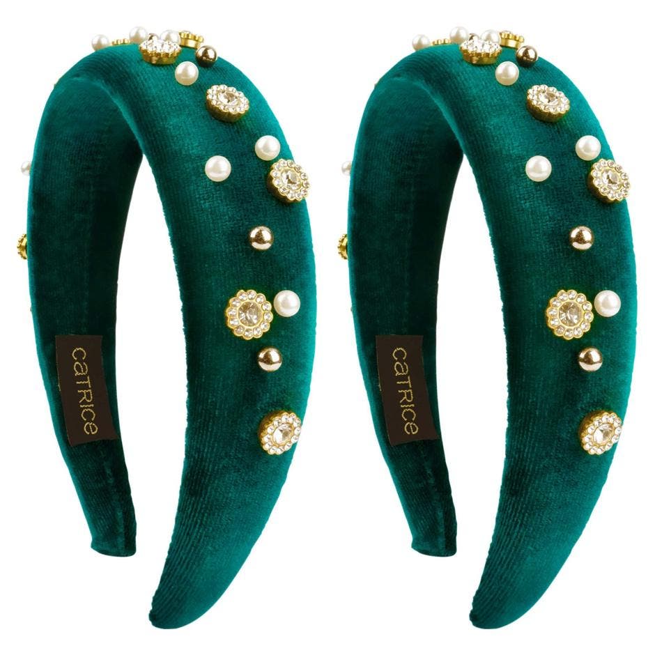 FESTIVE TREASURES Velvet Headband