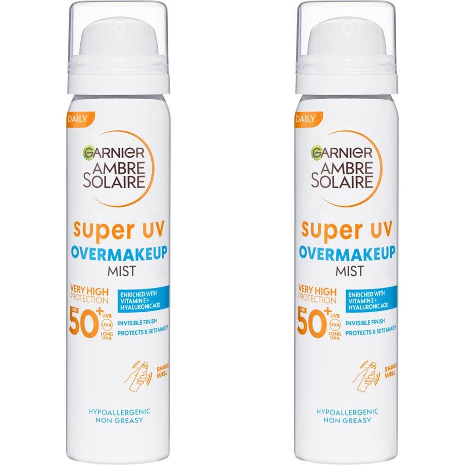 Ambre Solaire Super UV Over Makeup Protection Mist with Hyaluronic Acid SPF50+